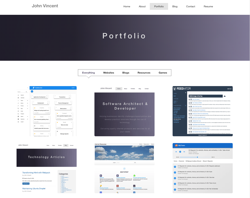 johnvincent.io Portfolio